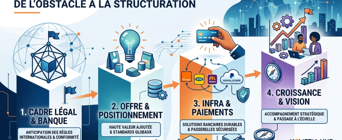 Faire du Business en Ligne depuis l&rsquo;Afrique : Dépasser le Mythe de la Facilité et Bâtir une Structure Conforme et Scalable